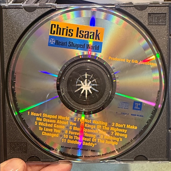 Chris Isaak Heart Shaped World CD - Picture 2 of 3